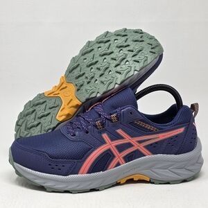 Asics Gel Venture 9 Shoes Womens Sz 7.5 Wide Blue Athletic Running 1012B314 New